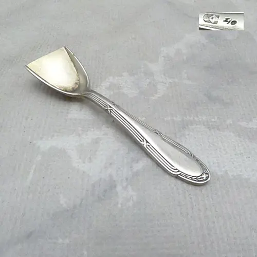 WMF 200 Kreuzband Salzlöffel 6cm versilbert WMF 200 Kreuzband Salzlöffel 6cm versilbert