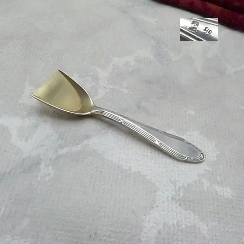 WMF 200 Kreuzband Salzlöffel 6cm versilbert WMF 200 Kreuzband Salzlöffel 6cm versilbert
