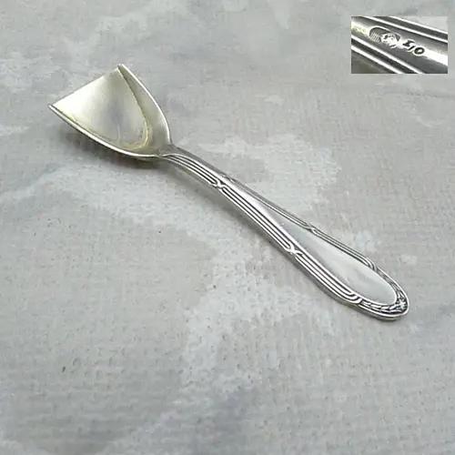 WMF 200 Kreuzband Salzlöffel 6cm versilbert WMF 200 Kreuzband Salzlöffel 6cm versilbert
