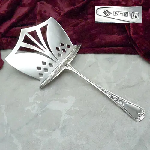 WMF 42 Ähren Jugendstil Spargelheber versilbert WMF 42 Ähren Jugendstil Spargelheber versilbert