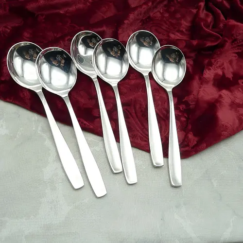 WMF Berlin 6 Tassenlöffel 90 versilbert