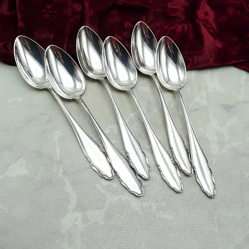WMF 2200 6 Dessertlöffel 18,5cm 90 versilbert