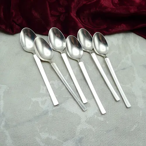 WMF New York 6 Mokkalöffel 10,8cm 90 versilbert