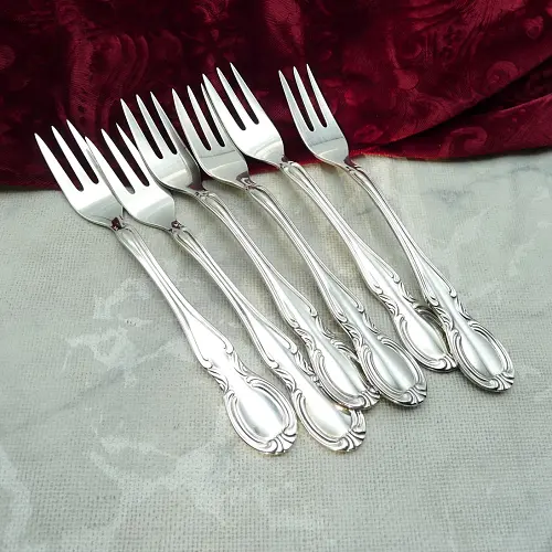 WMF Baroque 6 Kuchengabeln 90 versilbert WMF Baroque 6 Kuchengabeln 90 versilbert