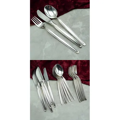 WMF Zürich Tafelbesteck 6 Personen 90 versilbert WMF Zürich Tafelbesteck 6 Personen 90 versilbert