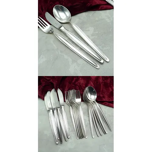 WMF Zürich Tafelbesteck 6 Personen 90 versilbert WMF Zürich Tafelbesteck 6 Personen 90 versilbert