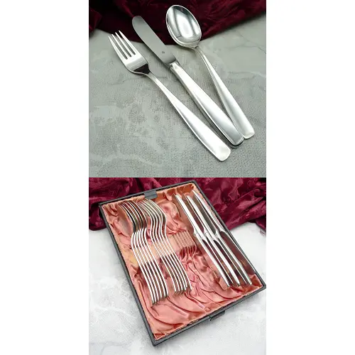 WMF Berlin Tafelbesteck 6 Personen 90 versilbert