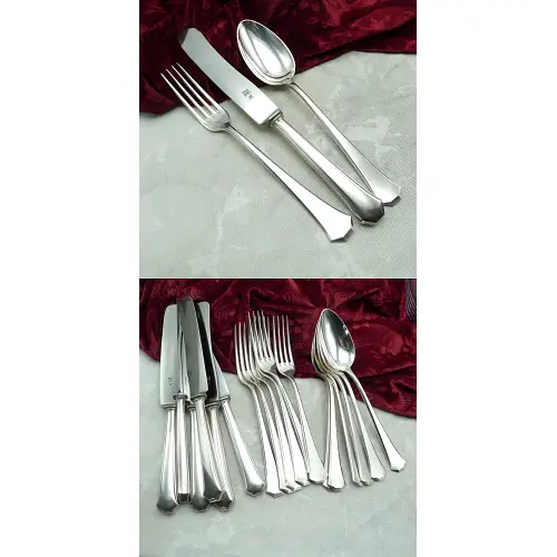 WMF 600 Tafelbesteck 6 Personen 90 versilbert WMF 600 Tafelbesteck 6 Personen 90 versilbert