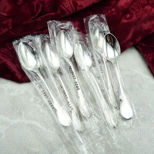 WMF Würzburger Facette 6 Kaffeelöffel 90 versilbert WMF Würzburger Facette 6 Kaffeelöffel 90 versilbert