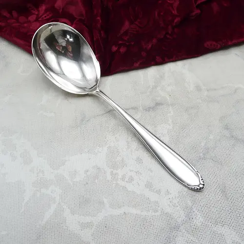 Bruckmann 585 einfach Barock Kartoffellöffel 90 versilbert Bruckmann 585 einfach Barock Kartoffellöffel 90 versilbert