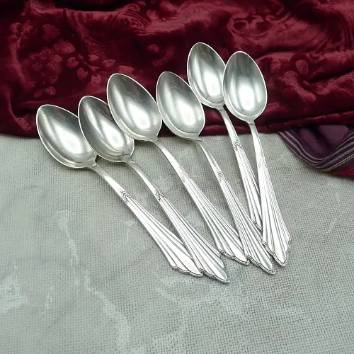 WMF 900 Fächer 6 Kaffeelöffel 90 versilbert