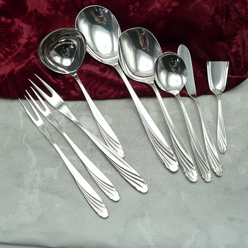 WMF Wien Vorlegebesteck 9 teilig 90 versilbert WMF Wien Vorlegebesteck 9 teilig 90 versilbert