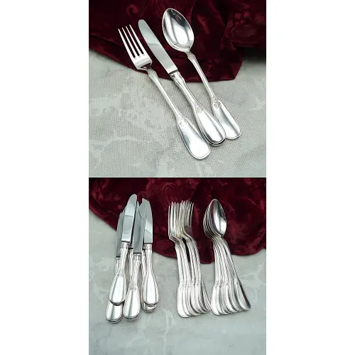 BSF Palais Tafelbesteck 6 Personen 90 versilbert BSF Palais Tafelbesteck 6 Personen 90 versilbert