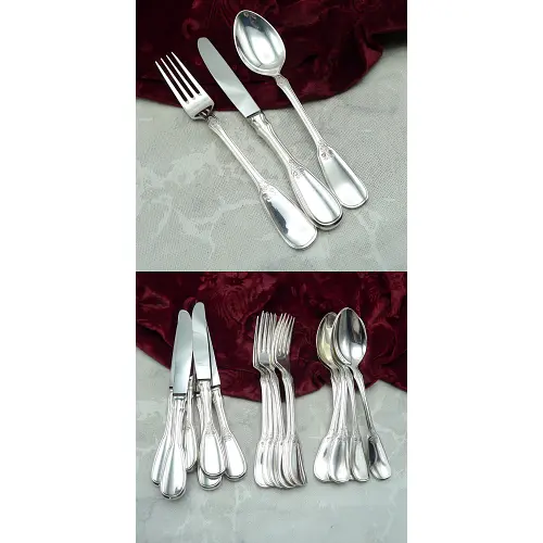 BSF Palais Tafelbesteck 6 Personen 90 versilbert BSF Palais Tafelbesteck 6 Personen 90 versilbert