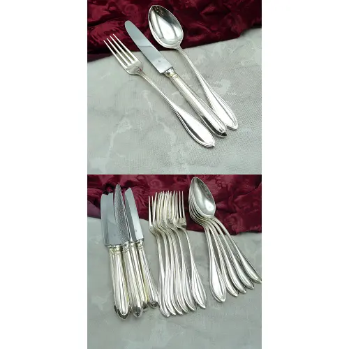 WMF Premiere Tafelbesteck 6 Personen 90 versilbert WMF Premiere Tafelbesteck 6 Personen 90 versilbert