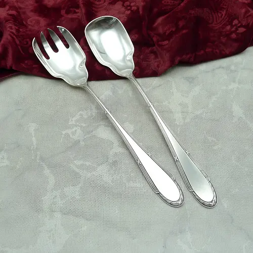 WMF 200 Kreuzband großes Salatbesteck 25cm versilbert WMF 200 Kreuzband großes Salatbesteck 25cm versilbert