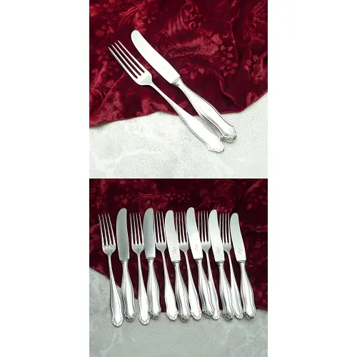 WMF 1700 Dessertbesteck 6 Personen 90 versilbert