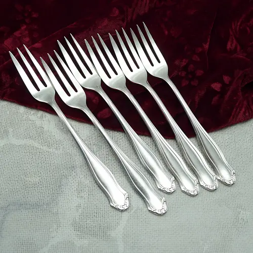 WMF 1700 6 Kuchengabeln 90 versilbert