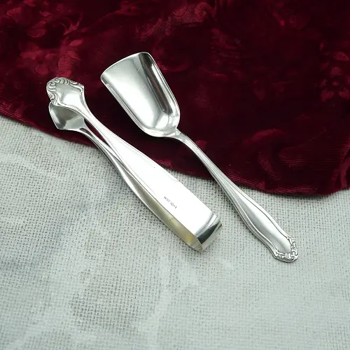 WMF 1700 Zuckerlöffel & Zuckerzange 90 versilbert