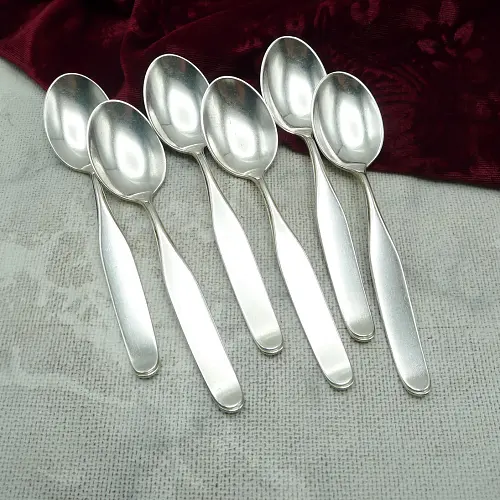 Wilkens Constanze 6 Teelöffel 12,7cm 90 versilbert