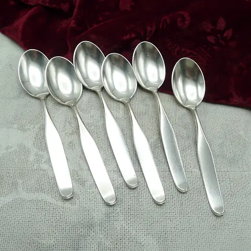 Wilkens Constanze 6 Teelöffel 12,7cm 90 versilbert