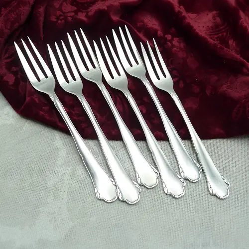 WMF 2700 6 Kuchengabeln 90 versilbert