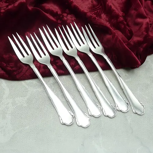 WMF 2700 6 Kuchengabeln 90 versilbert