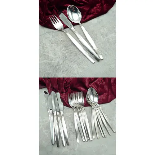 BSF Silberrose Tafelbesteck 6 Personen 90 versilbert BSF Silberrose Tafelbesteck 6 Personen 90 versilbert