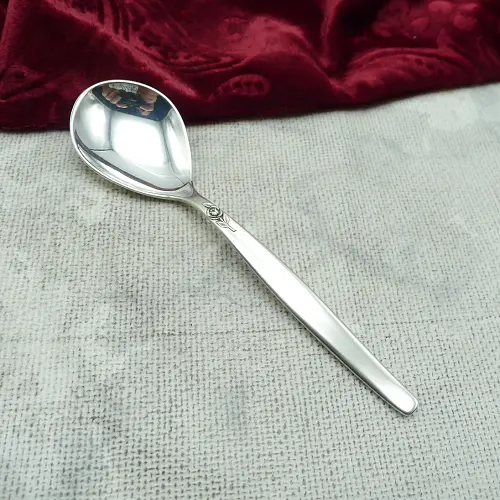BSF Silberrose Zuckerlöffel 90 versilbert