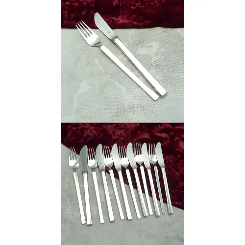 WMF New York Dessertbesteck 6 Personen 90 versilbert