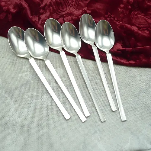 WMF New York 6 Dessertlöffel 18,9cm 90 versilbert