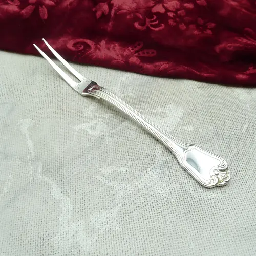 Christofle Port Royale Fleischgabel versilbert