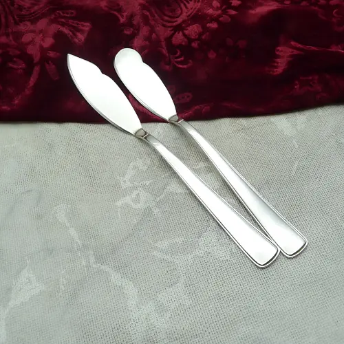 OKA 133 Art Deco Butter- und Käsemesser 90 versilbert