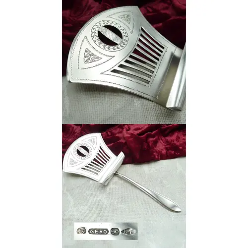 Gero Art Deco Spargelheber 90 versilbert