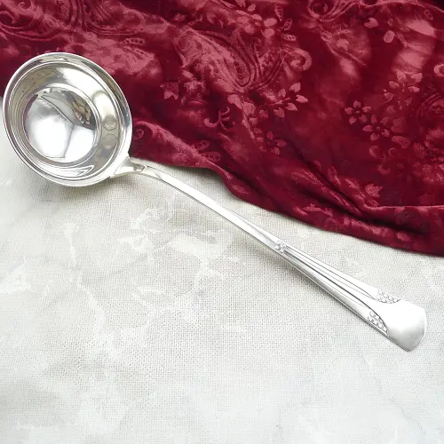 WMF 34 Würfel Jugendstil Suppenkelle versilbert