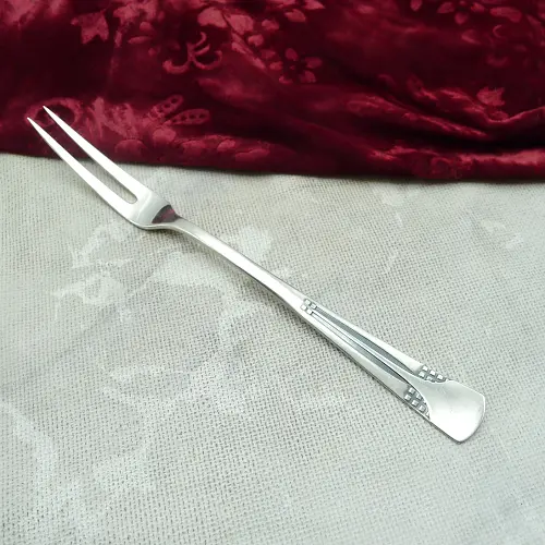 WMF 34 Würfel Jugendstil Fleischgabel versilbert