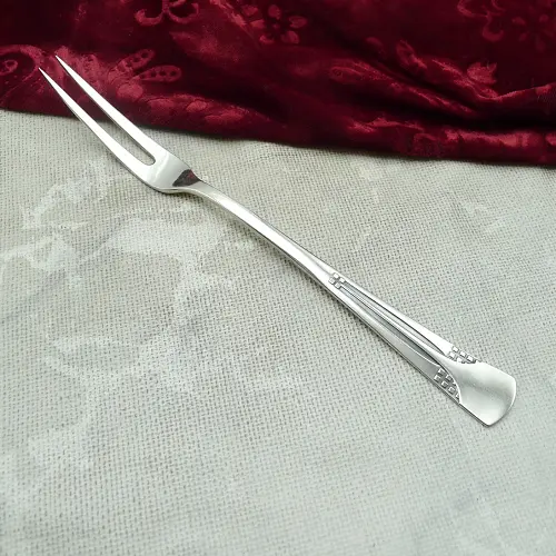 WMF 34 Würfel Jugendstil Fleischgabel versilbert