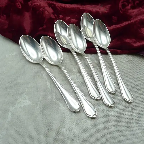 BSF 102 Margerit 6 Kaffeelöffel 90 versilbert