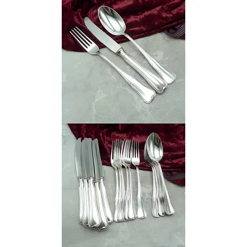 WMF 3700 Tafelbesteck 6 Personen 90 versilbert