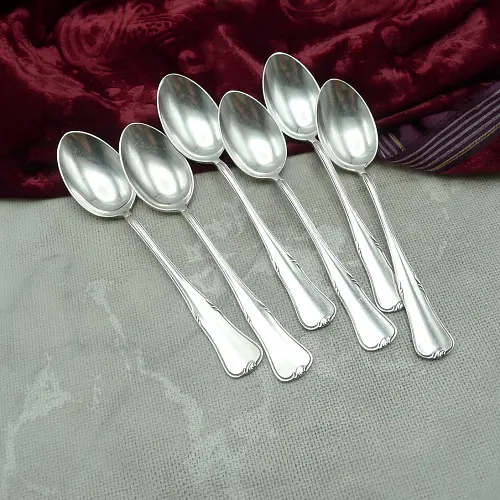 WMF 3700 6 Kaffeelöffel 90 versilbert