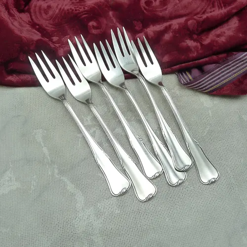 WMF 3700 6 Kuchengabeln 90 versilbert