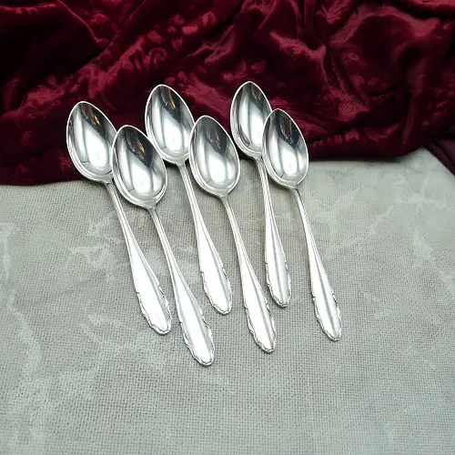 WMF 2200 6 Kaffeelöffel 90 versilbert