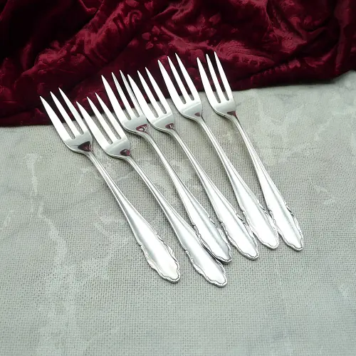 WMF 2200 6 Kuchengabeln 90 versilbert