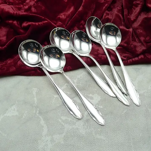 WMF 2200 6 Tassenlöffel 16,6cm 90 versilbert