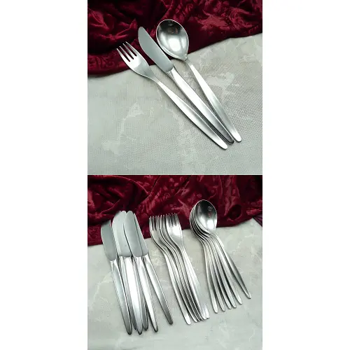 WMF Stockholm Tafelbesteck 6 Personen Cromargan gerade