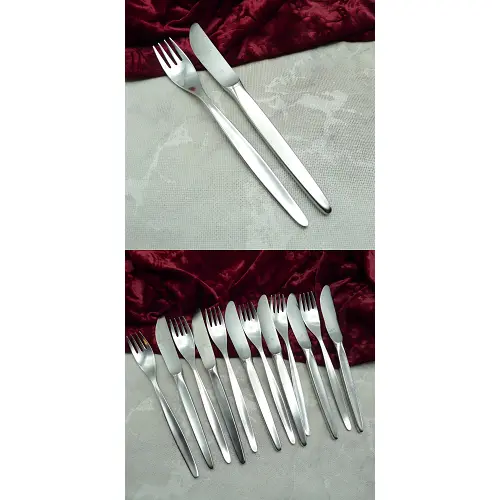 WMF Stockholm Tafelbesteck 6 Personen 12 tlg Cromargan