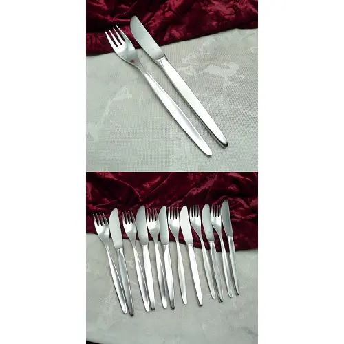 WMF Stockholm Tafelbesteck 6 Personen 12 tlg Cromargan