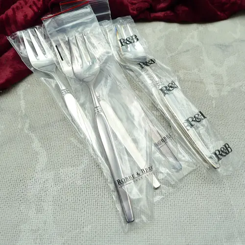 Robbe & Berking Royal 6 Kuchengabeln 90 versilbert