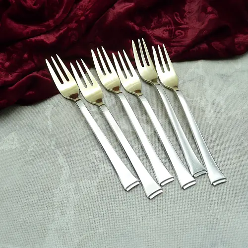 WMF 2500 Art Deco 6 Kuchengabeln 90 versilbert