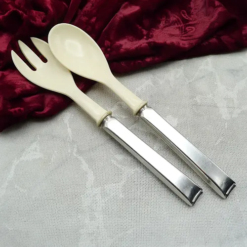 WMF 2500 Art Deco Salatbesteck Hefte 90 versilbert